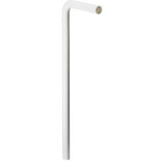 Viega tuyau de sol en plastique 5/4x75cm blanc 0520950