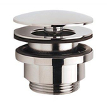 Raminex bonde universelle pour lavabo chromée 1 1.4 avec plaque de recouvrement fixe Ø64 ou 72mm SW66278