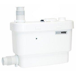 Sanibroyeur Sanivite pompe d'eaux usées pour cuisine douche baignoire et lavebo relevage 5m ou 50m horizontale blanc 0620157