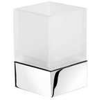 Geesa Modern Art Glashouder met glas Chroom 0650141