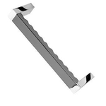 Geesa Modern Art Barre d'appui de baignoire 30cm Chrome 0650146