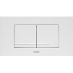 Wisa XT Kantos Plaque de commande avec dualflush en plastique blanc 0701517