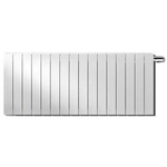 Vasco Zaros H100 designradiator aluminium horizontaal 400x1800mm 1807W aansluiting 2367 wit structuur 7241139