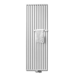 Vasco Arche VVL designradiator met vertikale buizen en handdoekbeugel links 1800x470mm 1050W antraciet 7244045