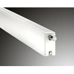Vasco Flat Plint Line plinthe radiateur plat type 22 200x1600mm 968W raccordement 8008 blanc structuré SW29263
