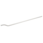 Tube de chute plastique sans coude 90 portée 105 avec collerette pour Rezi 0730548