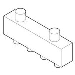 Remeha Système cascade distributeur ouvert duo q45/65 7350454