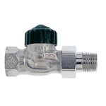 Heimeier Robinet d'arrêt de radiateur thermostatique 1/2 droit Kvs 1,35 m3 h 7500920