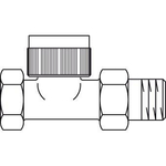 Oventrop Thermostatische radiatorafsluiter F 1/2 recht Kvs 0,32 m3 h 7503938