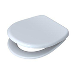 Plieger Uni lunette de toilette avec quick release Blanc inox 0752390