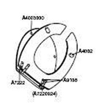 Pressalit kunststof buffer rond voor deksel wit 0753285