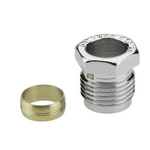 Danfoss Raccord à compression 1/2 bu x 15mm cuivre acier chrome 7570077