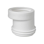 Wisa manchette de raccord excentrique en plastique 100 110mm saut 20mm blanc 0771937