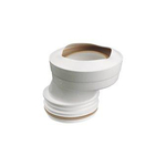 Akatherm MK closetaansluitmanchet excentrisch 110mm sprong 40mm passend in buis voor onder en achteruitlaat 0772005