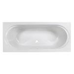Wisa Toscana baignoire acrylique rectangulaire 180x80x43cm blanc 0790002