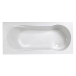 Wisa Fontana Baignoire acrylique rectangulaire 160x70x41cm blanc 0790046