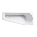 Wisa Avellino baignoire Acrylique biseauté 160x70x40cm droite blanche 0790160