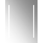 Plieger spiegel 60x80cm met geïntegreerde LED verlichting 2x verticaal 0800255