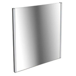 Plieger Lina Nero spiegel met 2x LED verlichting verticaal 80x65cm met zwarte lijst SW225417