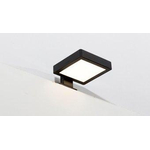 Plieger Stream Nero opbouw LED verlichting vierkant 230V incl. bevestiging zwart SW225432