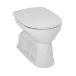 Laufen Pro WC au sol 54,5x36x40cm à évacuation plate sortie au sol SV 2 x 2 trous de vis céramique blanc 0080975