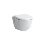 Laufen Pro hangtoilet – Rimless – zichtbare bevestiging – diepte 53 cm – met softclose Slimseat zitting – glans wit SW97461