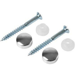 De Beer Set de vis à double filetage 5,5x60mm chrome 0830453