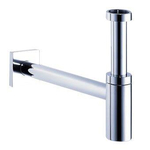 Dornbracht Divers siphon à culotte avec tube mural et rosace chromé 0433023