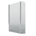 Plieger Panorama douchewand 6mm met draaideur 90/30x200cm excl stabilisatiestang chroom 0983727