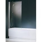 Novellini Aurora 1 paroi de baignoire pivotante 1 partie 70x150cm chrome/aqua 0336271