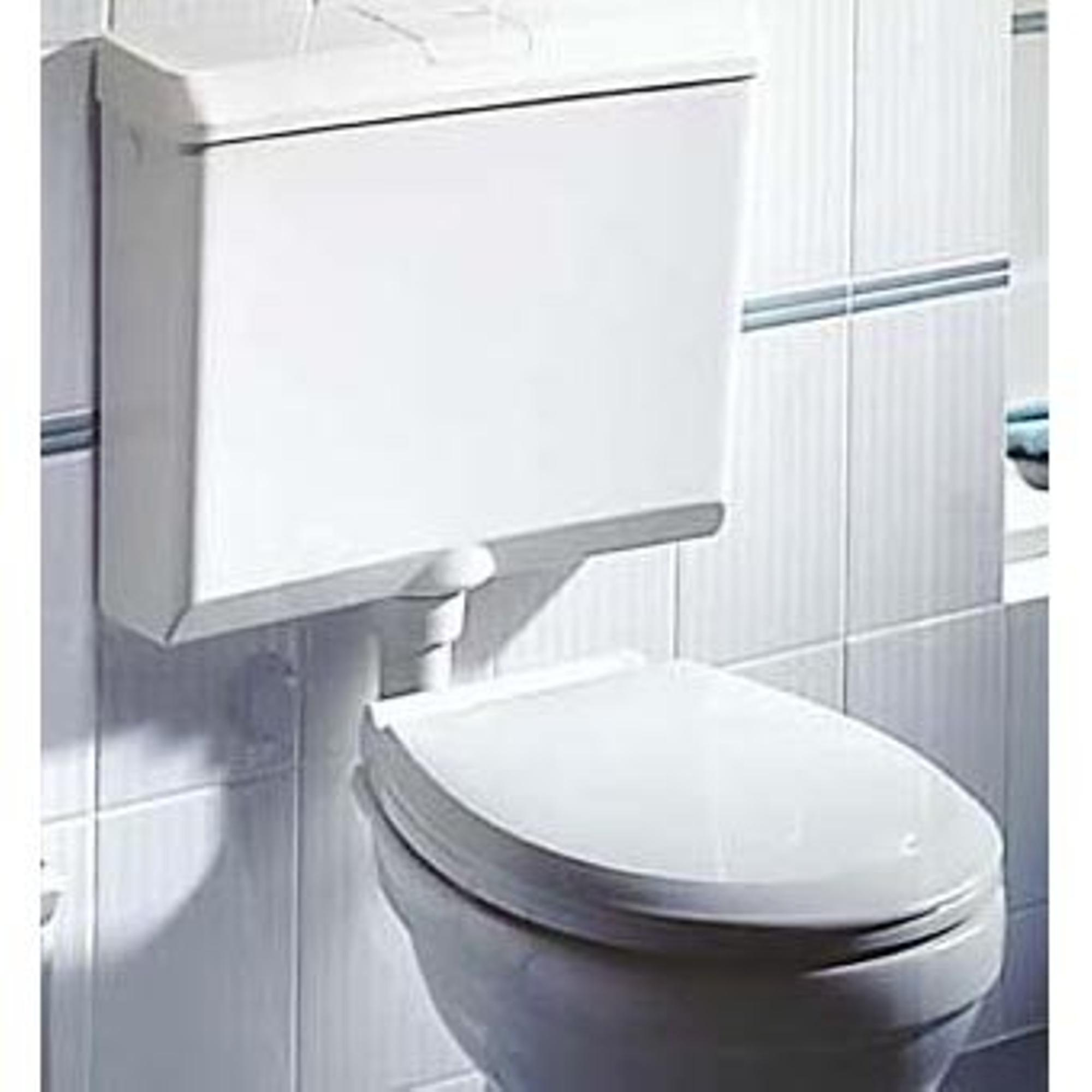 Wisa 790 Réservoir WC suspendu bas avec verrouillage du couvercle blanc -  8050426050 