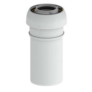 Burgerhout EasySafe tube d'extension ø60/100mm, L=250mm PP, concentrique blanc