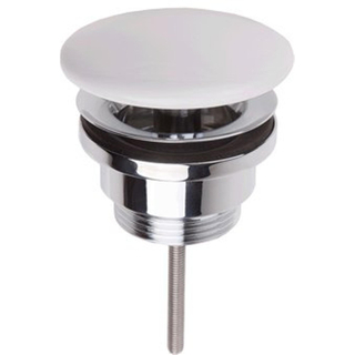 Villeroy & Boch afvoerplug m. vlakke keramische afdekking niet afsluitbaar ceramic+ stone white OUTLETSTORE