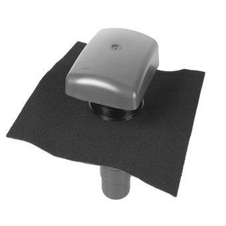 Ubbink Ubiflex rioolontspannings pan + adapter zwart