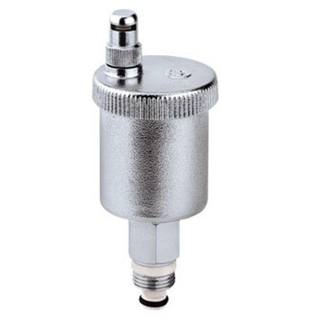Caleffi Minical purgeur d'air automatique 1/2 avec valve et bouchon de sécurité chromé