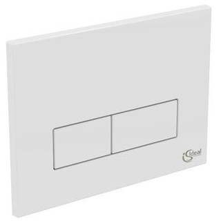 Ideal Standard Plaque de commande rectangulaire DF blanc