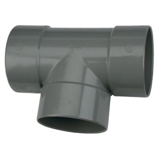 Wavin colle pvc t piece 88° 110x50mm 2xmof + 1xspigot