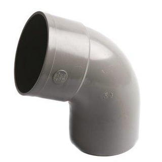 Colle PVC Wavin coude 67° mâle/femelle 110mm