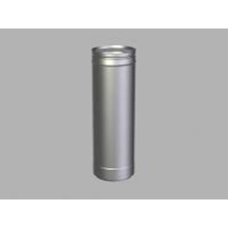 Metaloterm Ue systeem tuyau en acier inoxydable à double paroi 200mm l=1000mm