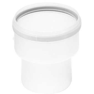 Burgerhout Bm pp conduit de fumée agrandi 60 80mm gris