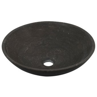 Plieger Stone Vasque à poser Ø40x12cm noir SECOND CHOIX