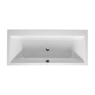 Duravit Vero Baignoire rectangulaire biseauté à deux côté 180x80x46cm acrylique Blanc