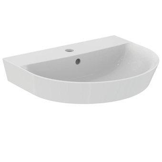 Ideal Standard Connect Air Lavabo Arc 55x46cm Rond avec trop-plein 1 trou de robinet blanc