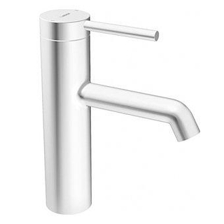 Hansa Hansadesigno New Robinet de lavabo avec bec bas et tuyaux chrome