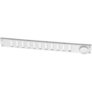 Plieger grille coulissante en aluminium avec finition blanche 370x40mm