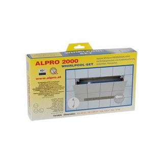 Alpro 2000 Set Whirlpool universel complet Grille et plaque de carrelage chrome