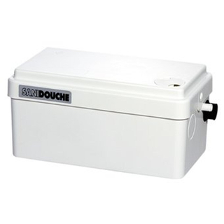 Sanibroyeur Sanidouche pompe à eaux usées pour douche - lavabo blanc