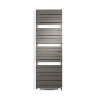 Vasco Aster HF EL BL Radiateur design électrique avec circulation d'air 180.5x500cm 1000w noir à relief