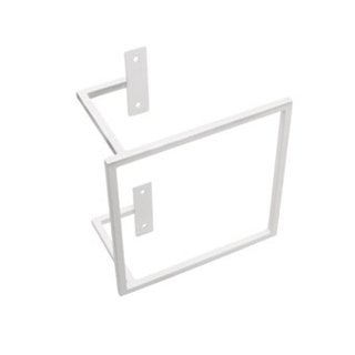Vasco Barre sèche serviette square pour radiateur aluminium blanc texture