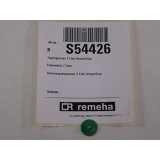 Remeha Quinta Combi en andere series tapbegrenzer 7.0liter groen/grijs